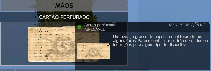 Cartão Perfurado